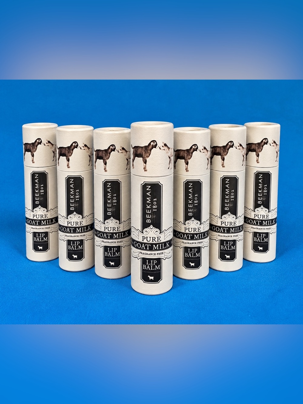 Beekman 1802 Pure Goat Milk Lip Balm Fragrance Free – Lot of 7
